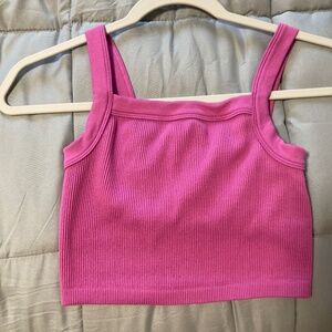 COTTON ON women’s pink cropped tank